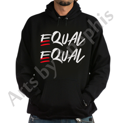 Equal Equal black hoodie