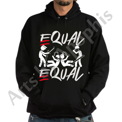equal equal bash for bash black hoodie