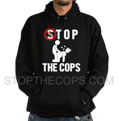 Stop the cops black hoodie